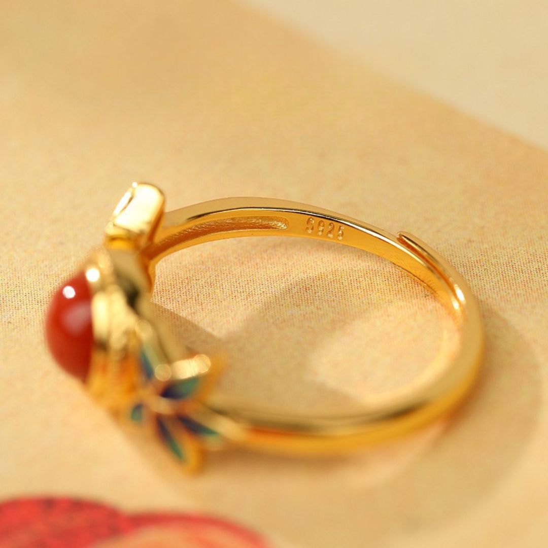Ember Blossom Ring