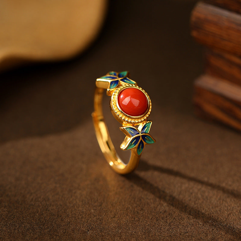 Ember Blossom Ring