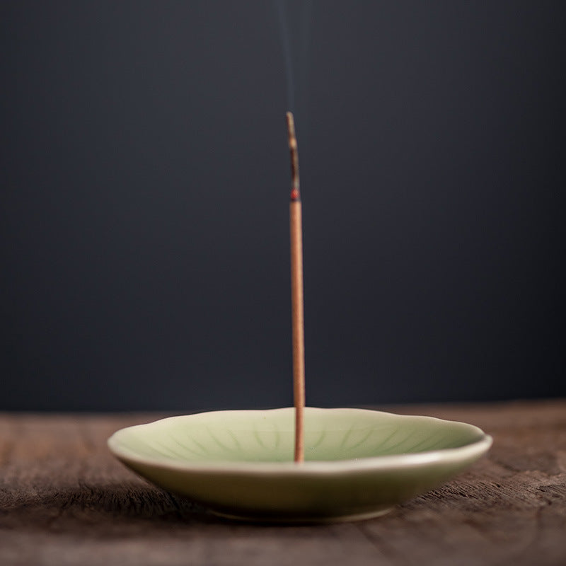 Sacred Leaf Incense Holder
