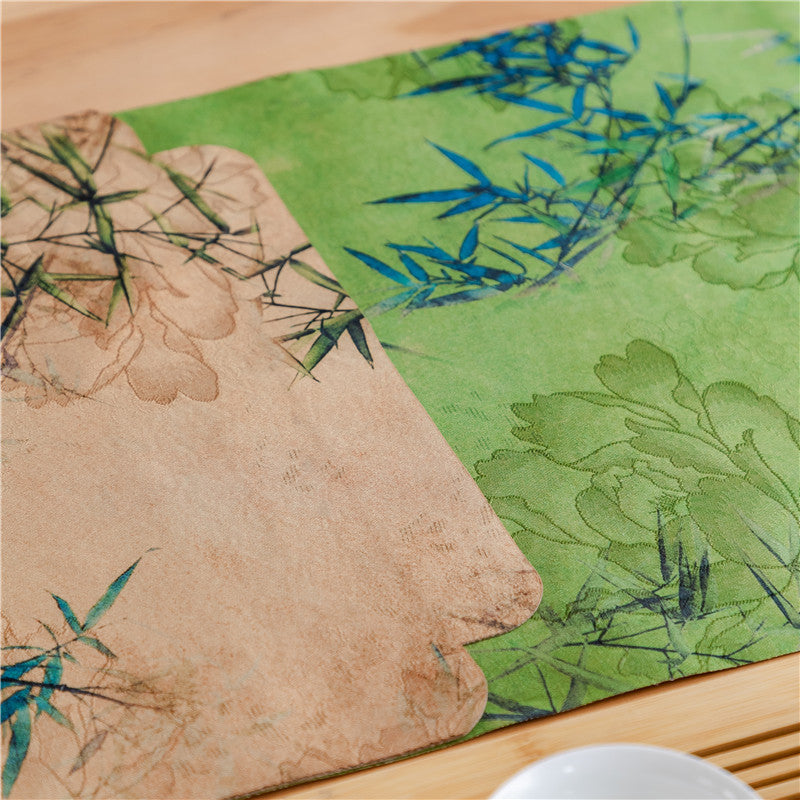 Chinese Bamboo Double-Sided Tea Mat