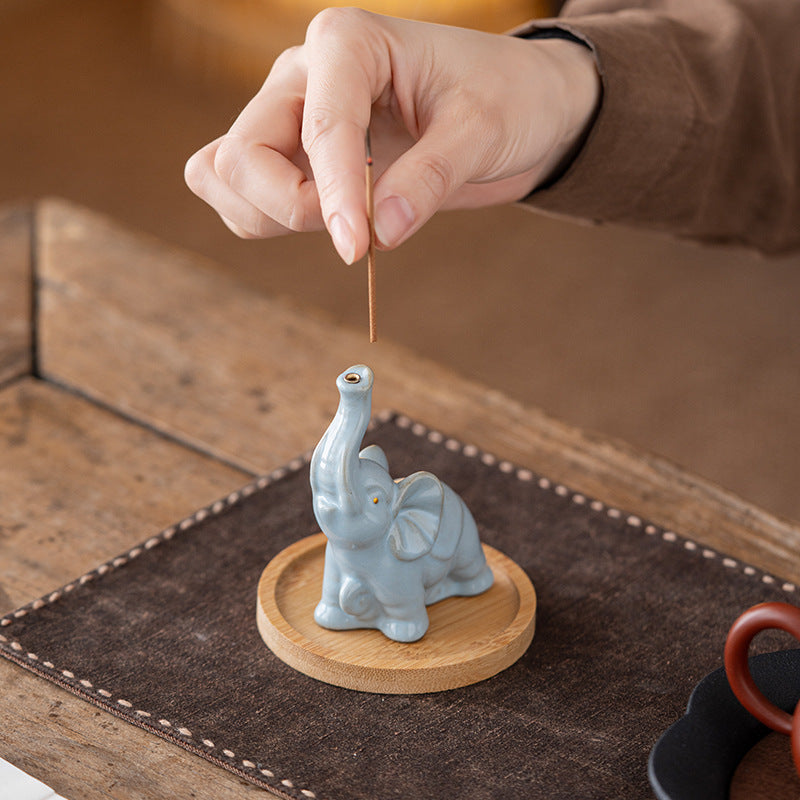 Tranquility Elephant Incense Holder