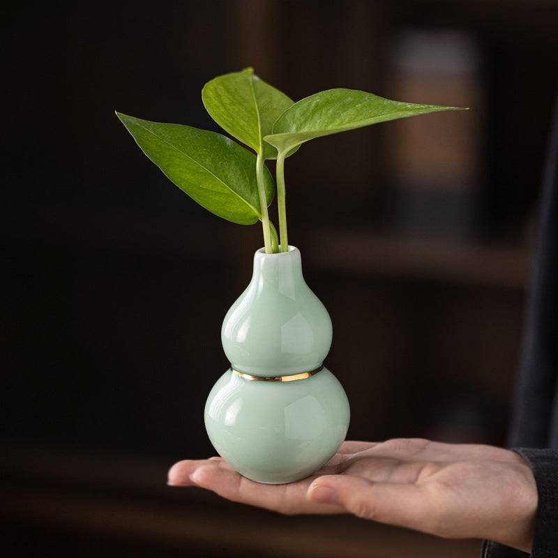 Lucky Gourd(Hulu) Ceramic Decoration/Vase