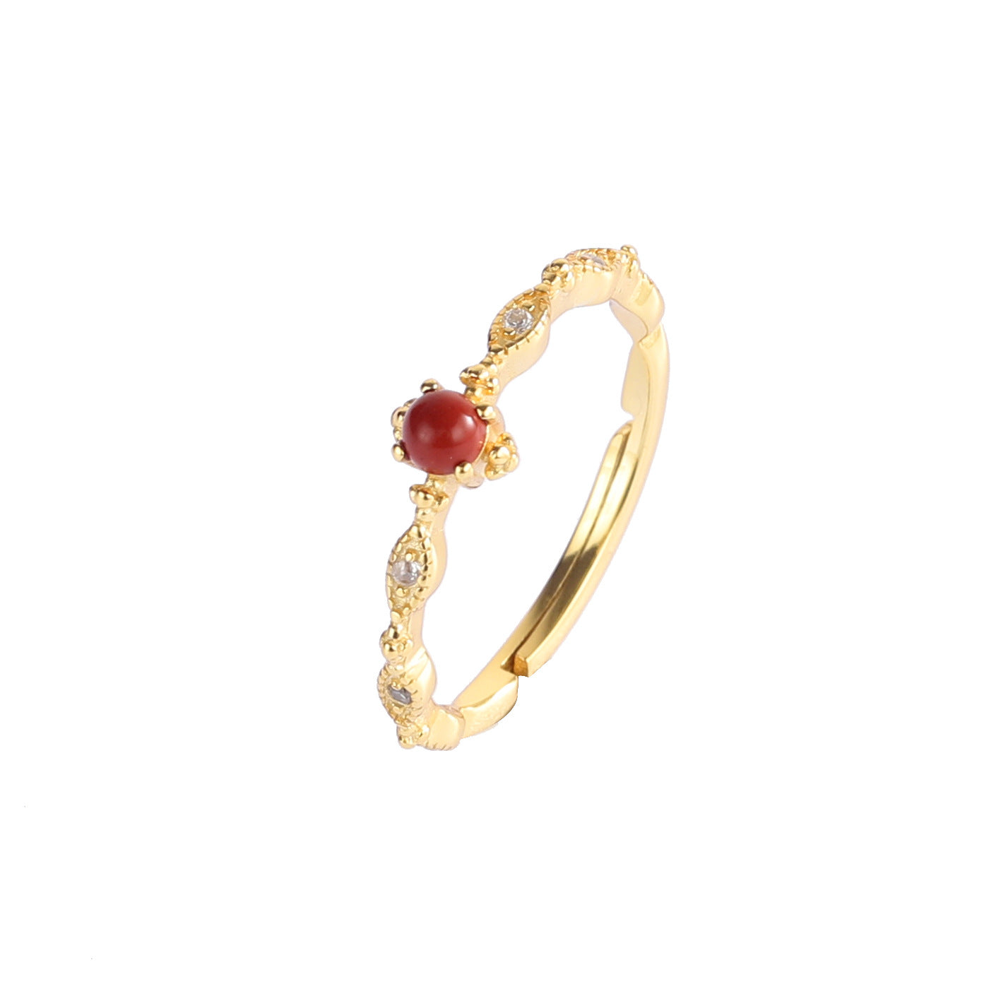 Crimson Dew Ring