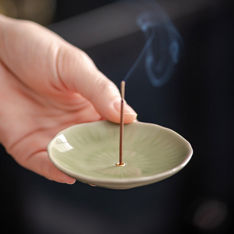 Sacred Leaf Incense Holder