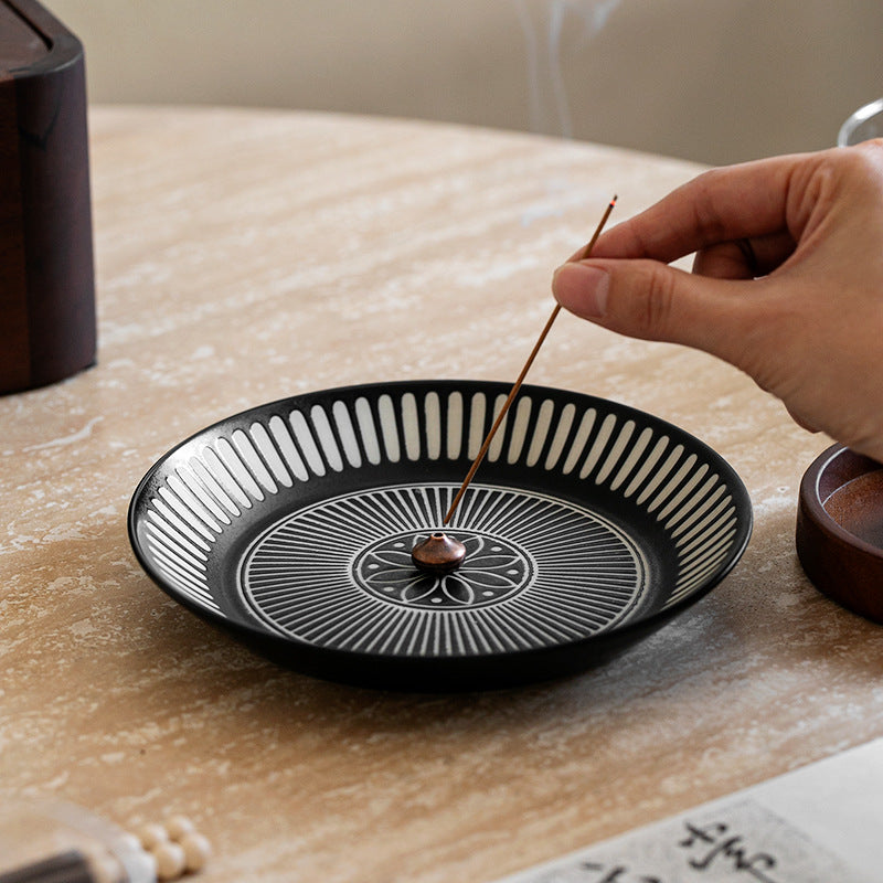 Thousand Flowers Ceramic Incense Holder