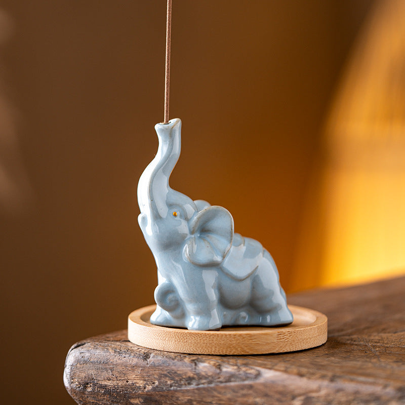 Tranquility Elephant Incense Holder