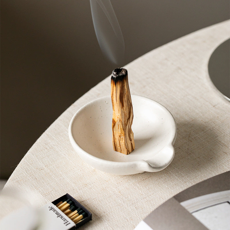 Minimalist Ceramic Palo Santo Tray