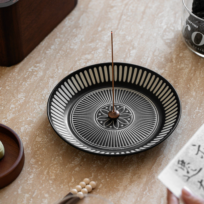 Thousand Flowers Ceramic Incense Holder