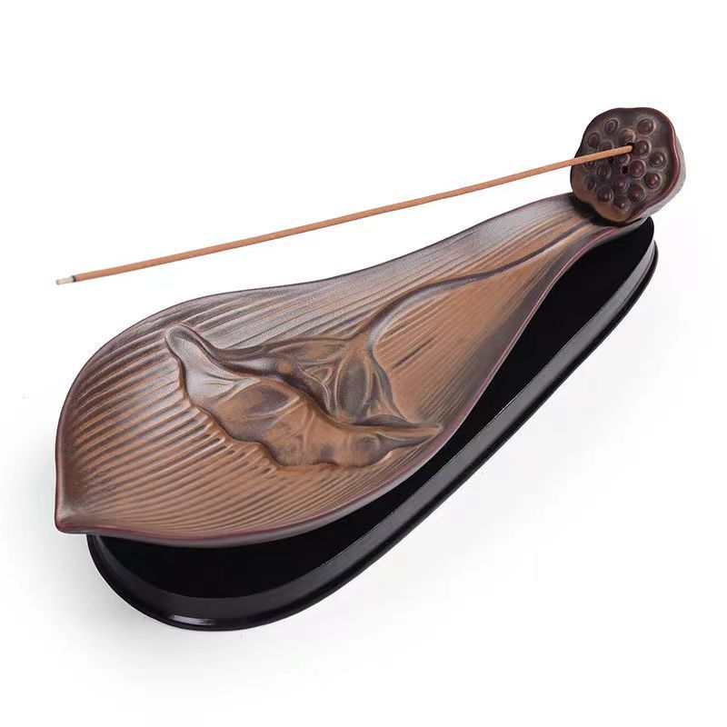 Lotus Leaf Incense Holder
