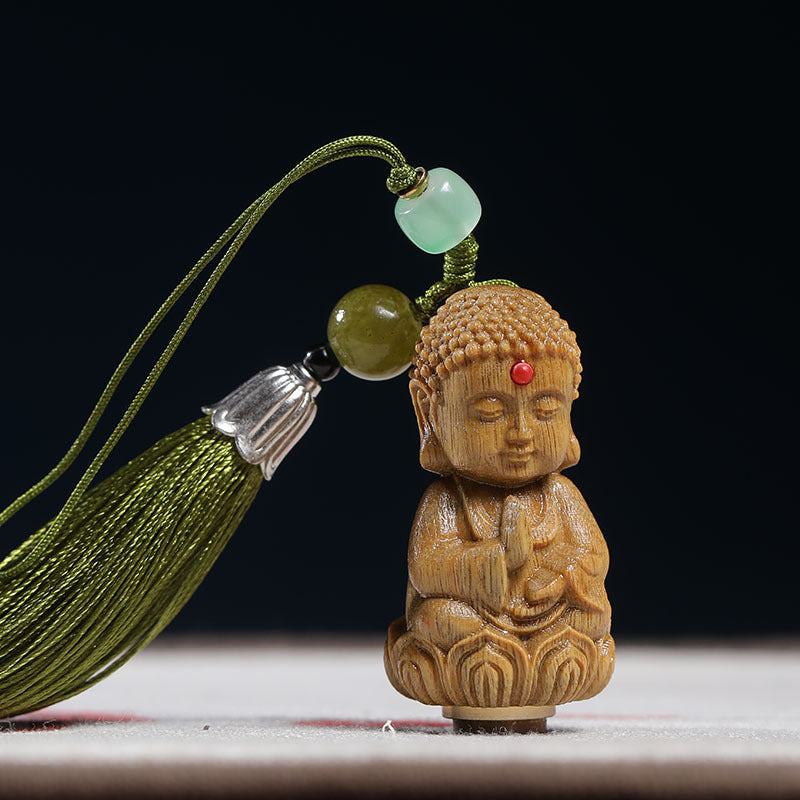 Sandalwood Maitreya Buddha Sachet Amulet