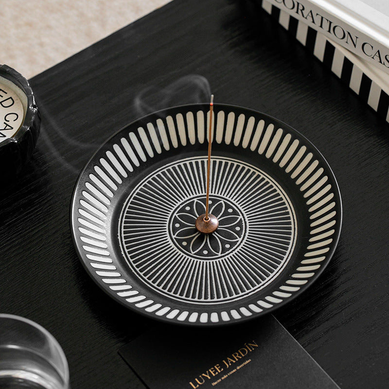 Thousand Flowers Ceramic Incense Holder