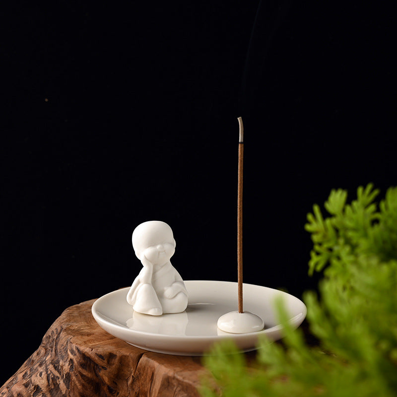 Empty Mind Little Monk Incense Holder