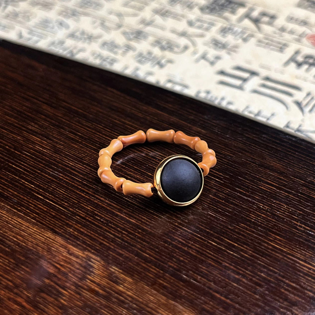 Five Elements Incense Bead Ring