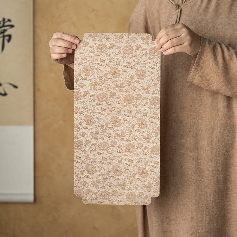 Zen Lotus Brocade Tea Mat