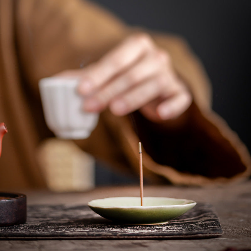 Sacred Leaf Incense Holder