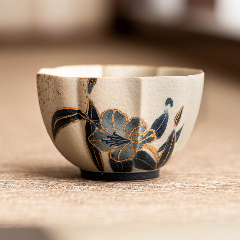 Hand-Painted Lily Petal Cup