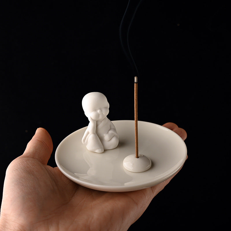 Empty Mind Little Monk Incense Holder