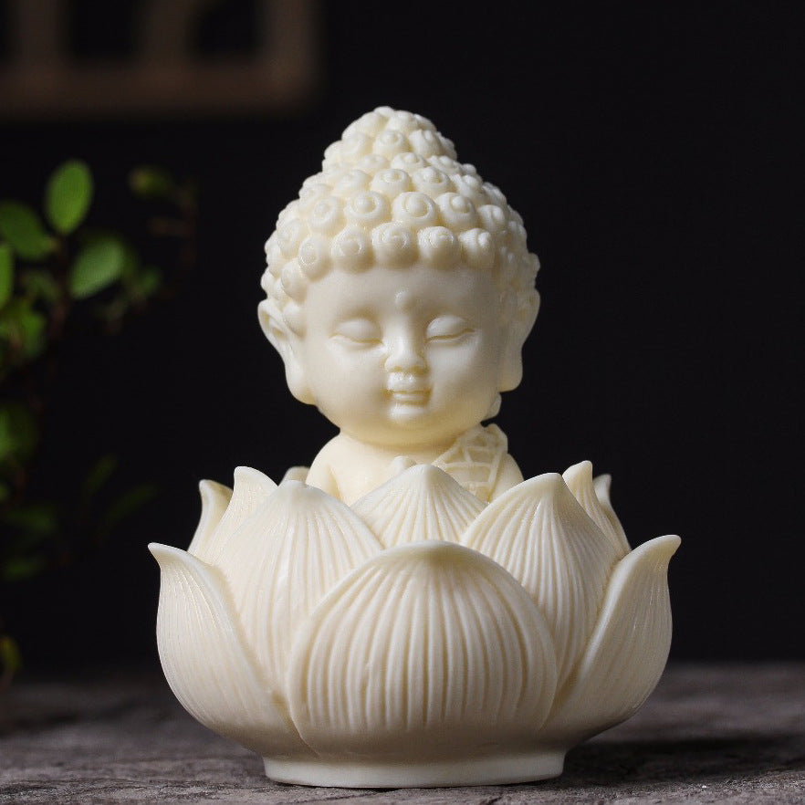 Lotus Serenity – Baby Buddha Figurine