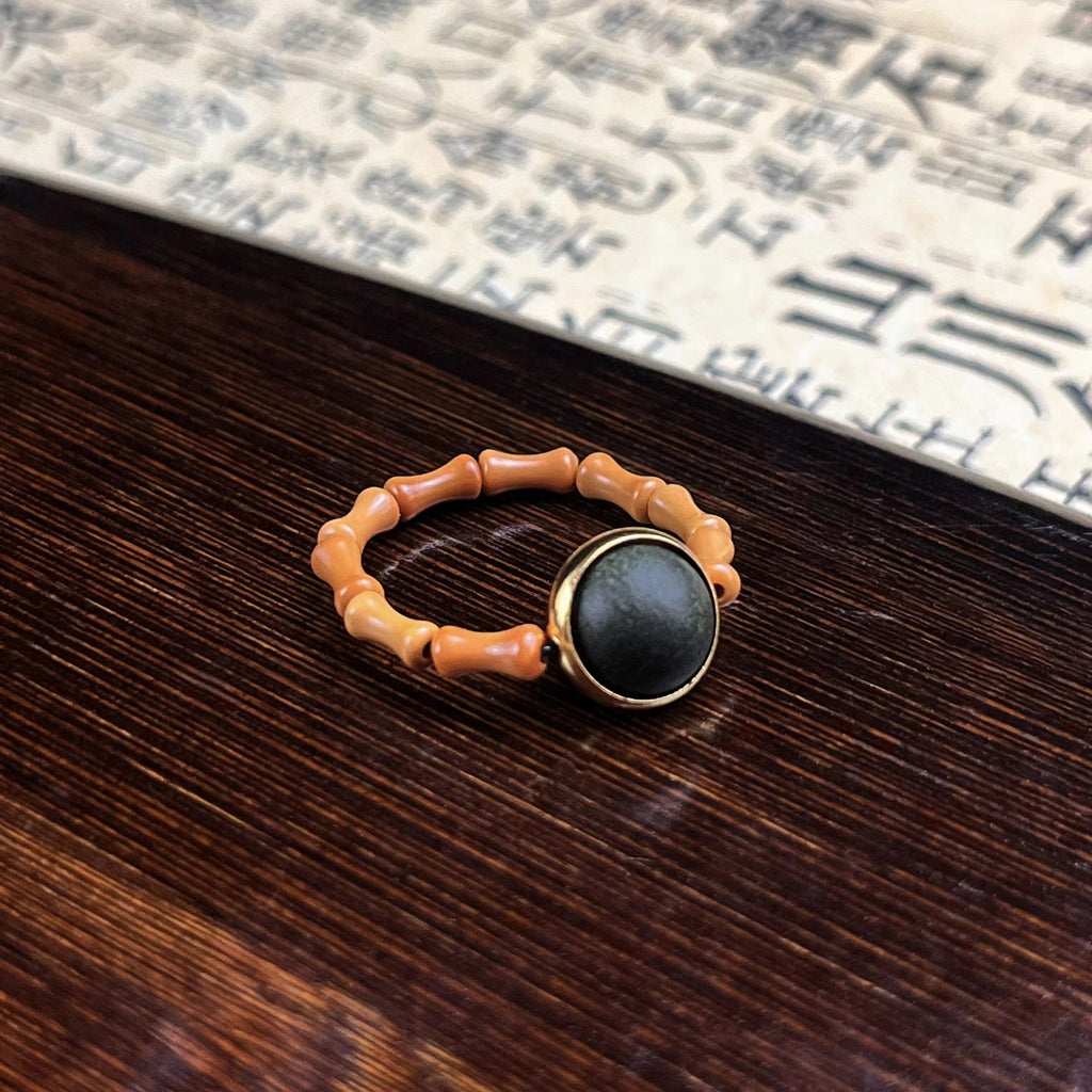 Five Elements Incense Bead Ring