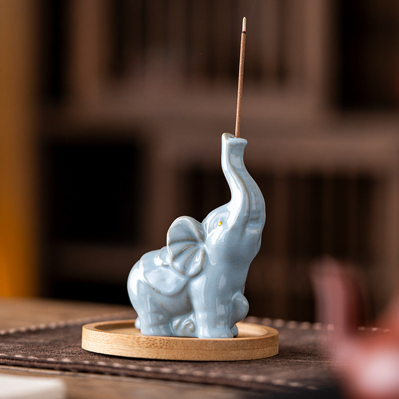 Tranquility Elephant Incense Holder