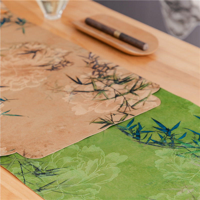 Chinese Bamboo Double-Sided Tea Mat