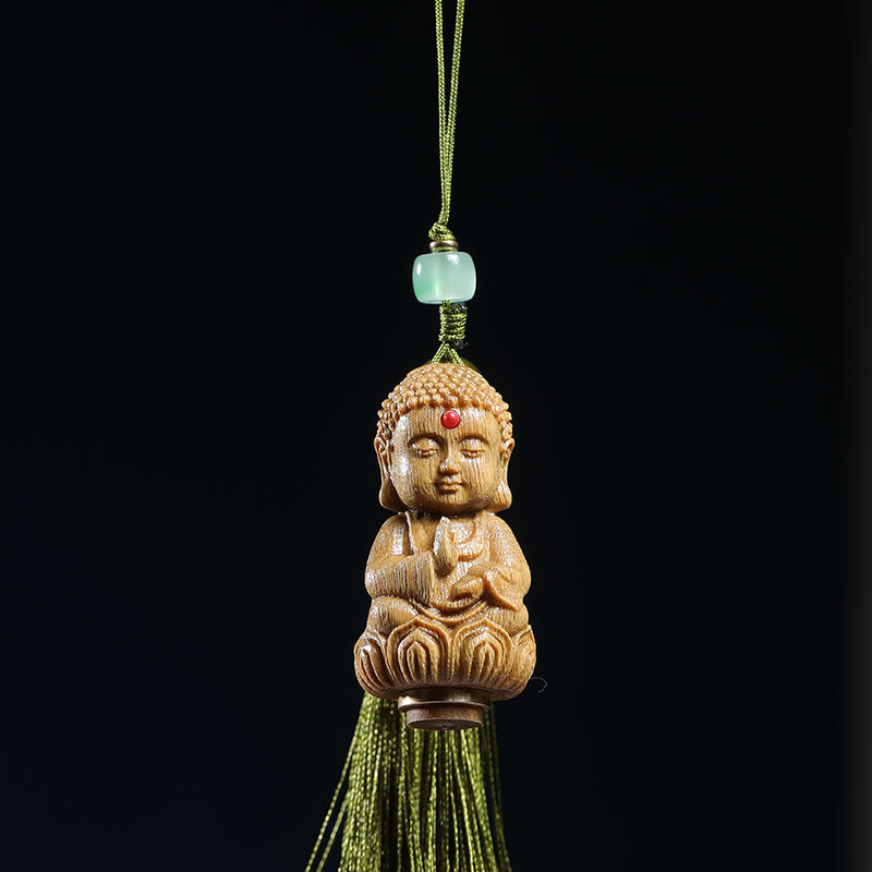 Sandalwood Maitreya Buddha Sachet Amulet