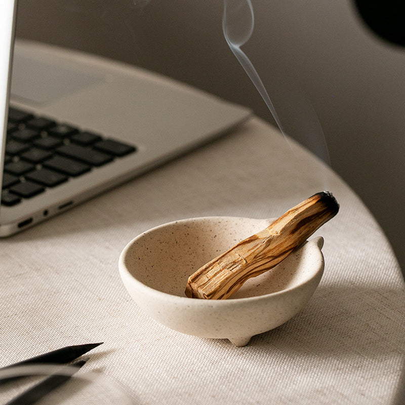 Minimalist Ceramic Palo Santo Tray