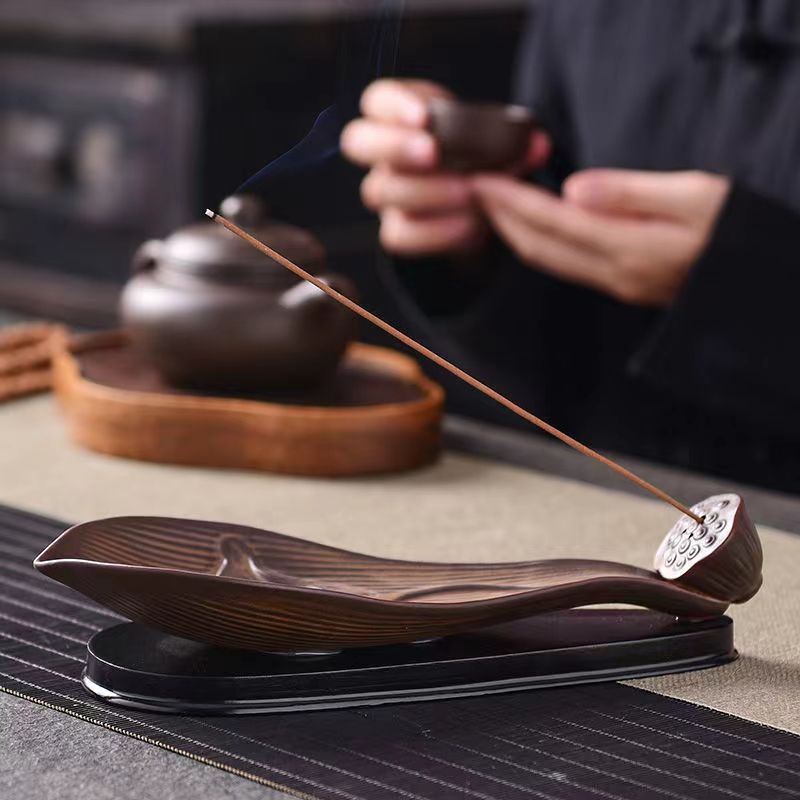 Lotus Leaf Incense Holder