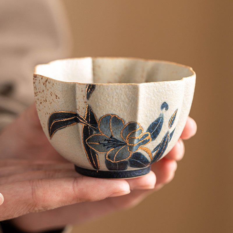 Hand-Painted Lily Petal Cup
